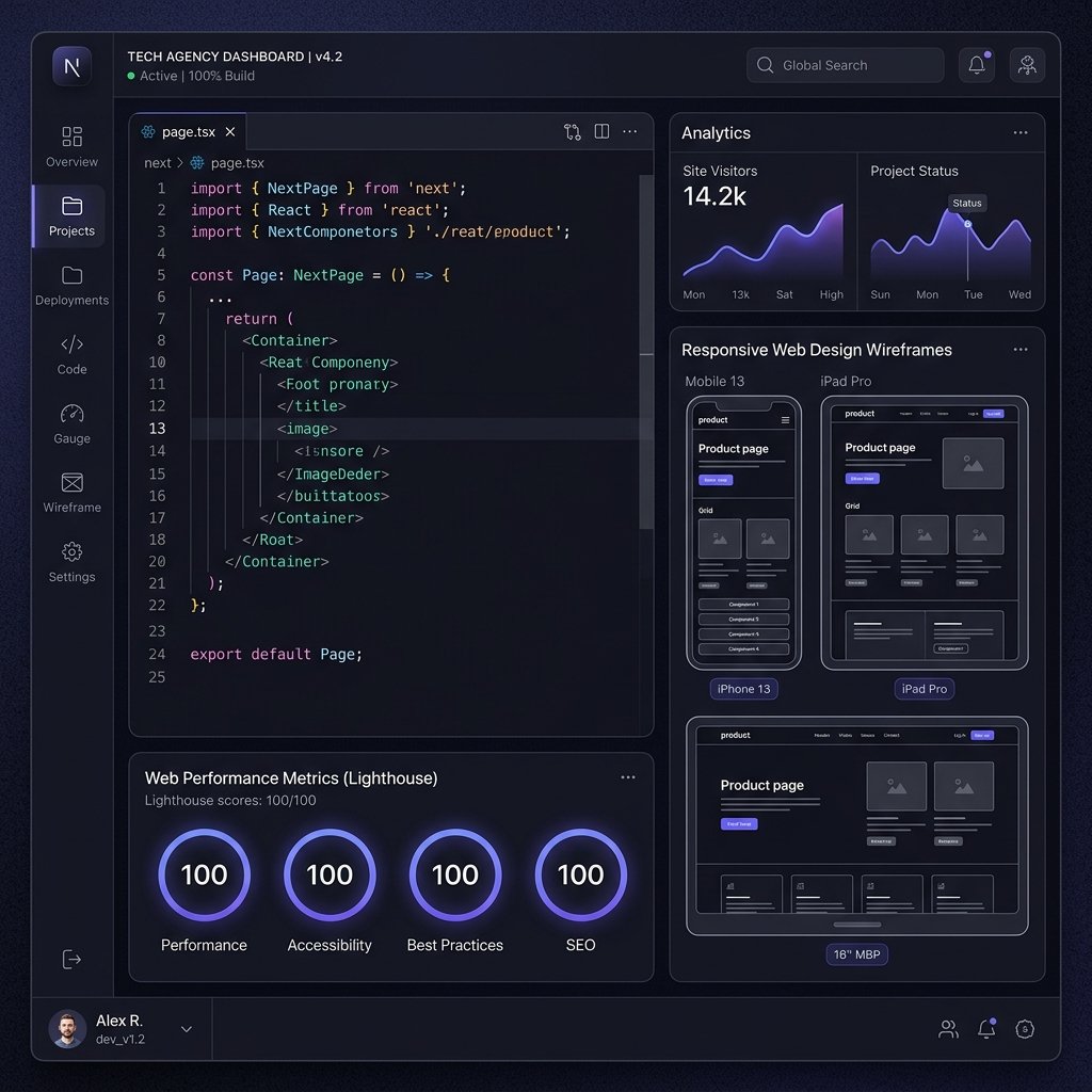 UI/UX Design Services Mockup